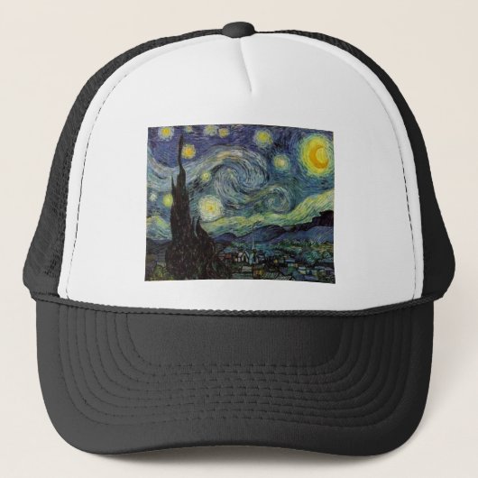 Sterrennacht - van Gogh Trucker Pet (Voorkant)