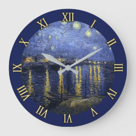 Sterrennacht van Gogh Wall Clock Grote Klok