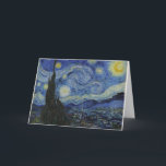 Sterrennacht Van Gogh Wenskaart Kaart<br><div class="desc">Van Gogh Het Wenskaart van de Sterrennacht</div>