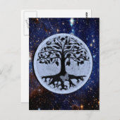 Sterrennacht van het leven briefkaart (Voorkant / Achterkant)