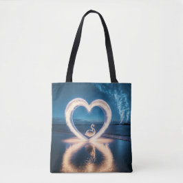 Sterrennacht van liefde tote bag