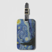 "Sterrennacht" van Van Gogh Bagagelabel (Voorkant (verticaal))