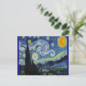 Sterrennacht van Van Gogh Briefkaart (Staand voorkant)