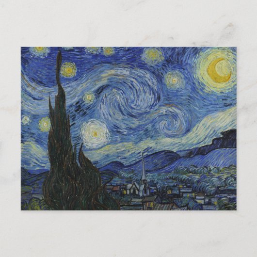 Sterrennacht van Van Gogh Briefkaart (Voorkant)