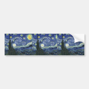 Sterrennacht van Van Gogh Bumpersticker