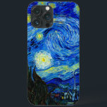 Sterrennacht van Van Gogh iPhone 13 Pro Max Hoesje<br><div class="desc">Vincent van Gogh - Sterrennacht schilderde in 1889 in St Remy,  Frankrijk in 1889 Fijne Kunst iPhone zaken. Dit afbeelding is digitaal verbeterd om de originele,  heldere kleuren te herstellen - een perfect geschenk voor elke kunstminnaar!</div>