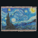 Sterrennacht van Van Gogh, Deken<br><div class="desc">Van Gogh's beroemde schilderij, Sterrennacht.</div>