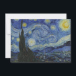 "Sterrennacht" van Van Gogh Feestdagenkaart<br><div class="desc">Dit ontwerp toont een zeer hoge resolutie,  ongewijzigd en onbewerkt,  van Van Goghs bekende "Sterrennacht" schilderij.</div>