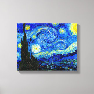 Sterrennacht van Van Gogh Fine Art Canvas Print