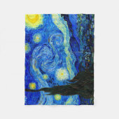 Sterrennacht van Van Gogh Fine Art Fleece Deken (Voorkant)