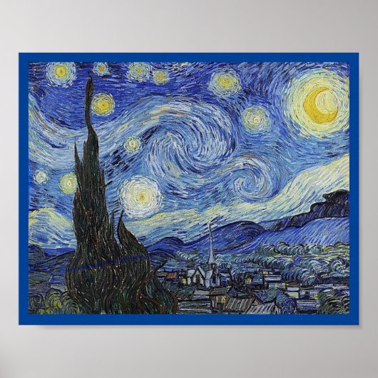 Sterrennacht van Van Gogh, Fine Art, Poster (Voorkant)