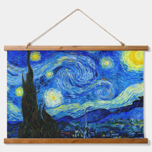 Sterrennacht van Van Gogh Fine Art Poster Print Hangend Wandkleed