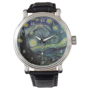 Sterrennacht van Van Gogh. Horloge