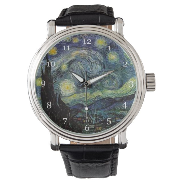 Sterrennacht van Van Gogh. Horloge (Voorkant)