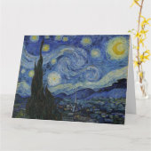 "Sterrennacht" van Van Gogh Kaart (Gele Bloem)