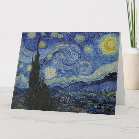 "Sterrennacht" van Van Gogh Kaart (Voorkant)