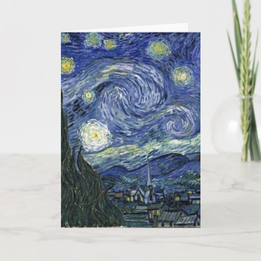 Sterrennacht van Van Gogh Kaart (Voorkant)