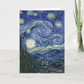 Sterrennacht van Van Gogh Kaart