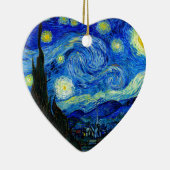Sterrennacht van Van Gogh Keramisch Ornament (Rechts)