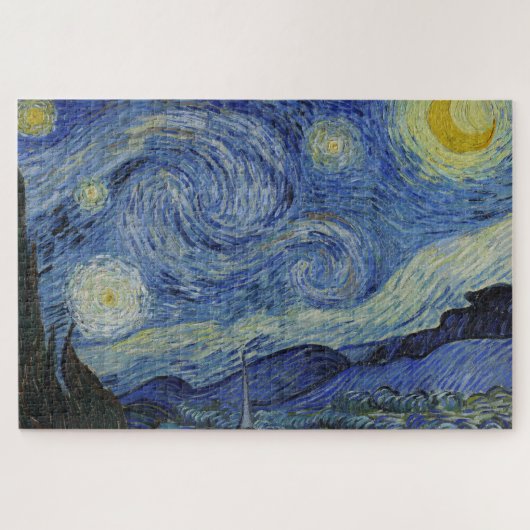 "Sterrennacht" van Van Gogh Legpuzzel (Horizontaal)