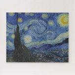 "Sterrennacht" van Van Gogh Legpuzzel<br><div class="desc">Dit ontwerp toont een zeer hoge resolutie,  ongewijzigd en onbewerkt,  van Van Goghs bekende "Sterrennacht" schilderij.</div>