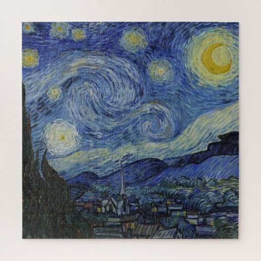 "Sterrennacht" van Van Gogh Legpuzzel (Verticaal)