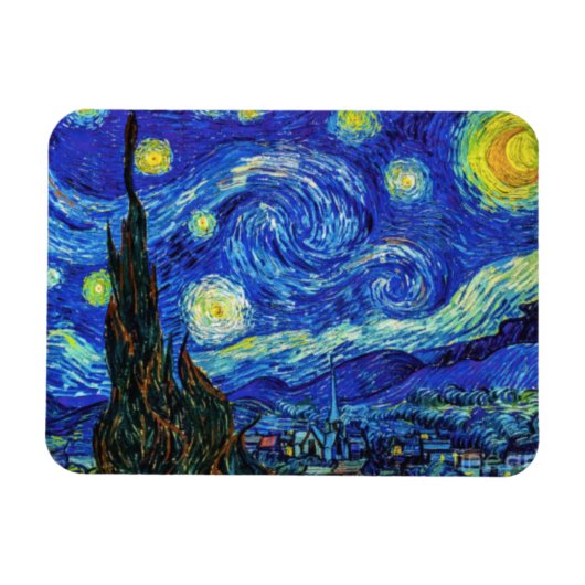 Sterrennacht van Van Gogh, Magneet (Horizontaal)