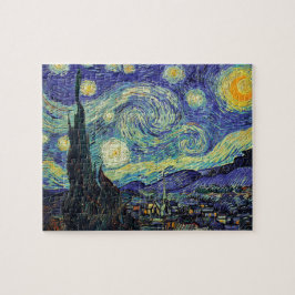 Sterrennacht van Van Gogh Modern Art Painting Blue Legpuzzel