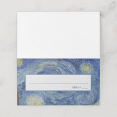 "Sterrennacht" van Van Gogh Plaatskaartje (Buitenkant ongevouwen)