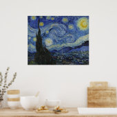 Sterrennacht van Van Gogh Poster (Keuken)