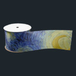 "Sterrennacht" van Van Gogh Satijnen Lint<br><div class="desc">Dit ontwerp toont een zeer hoge resolutie,  ongewijzigd en onbewerkt,  van Van Goghs bekende "Sterrennacht" schilderij.</div>