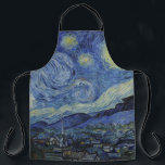 "Sterrennacht" van Van Gogh Schort<br><div class="desc">Dit ontwerp toont een zeer hoge resolutie,  ongewijzigd en onbewerkt,  van Van Goghs bekende "Sterrennacht" schilderij.</div>