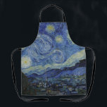 "Sterrennacht" van Van Gogh Schort<br><div class="desc">Dit ontwerp toont een zeer hoge resolutie,  ongewijzigd en onbewerkt,  van Van Goghs bekende "Sterrennacht" schilderij.</div>