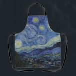"Sterrennacht" van Van Gogh Schort<br><div class="desc">Dit ontwerp toont een zeer hoge resolutie,  ongewijzigd en onbewerkt,  van Van Goghs bekende "Sterrennacht" schilderij.</div>