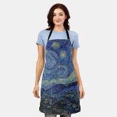 "Sterrennacht" van Van Gogh Schort (Gedragen)