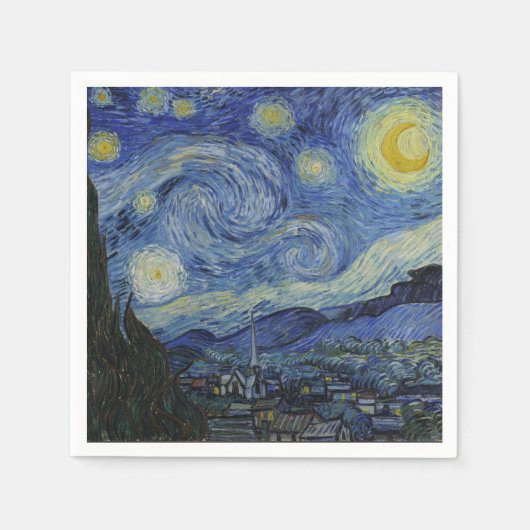 "Sterrennacht" van Van Gogh Servet (Voorkant)