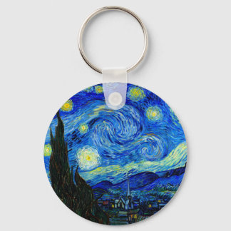Sterrennacht van Van Gogh Sleutelhanger