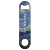 "Sterrennacht" van Van Gogh Speed Flessenopener (Voorkant)
