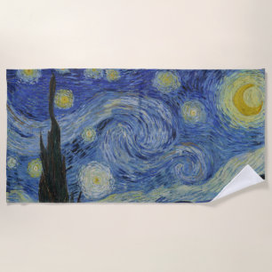 "Sterrennacht" van Van Gogh Strandlaken