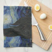 "Sterrennacht" van Van Gogh Theedoek (Quarter Fold)