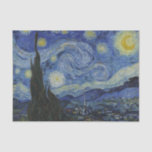 "Sterrennacht" van Van Gogh Tissuepapier<br><div class="desc">Dit ontwerp toont een zeer hoge resolutie,  ongewijzigd en onbewerkt,  van Van Goghs bekende "Sterrennacht" schilderij.</div>