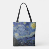 "Sterrennacht" van Van Gogh Tote Bag (Achterkant)
