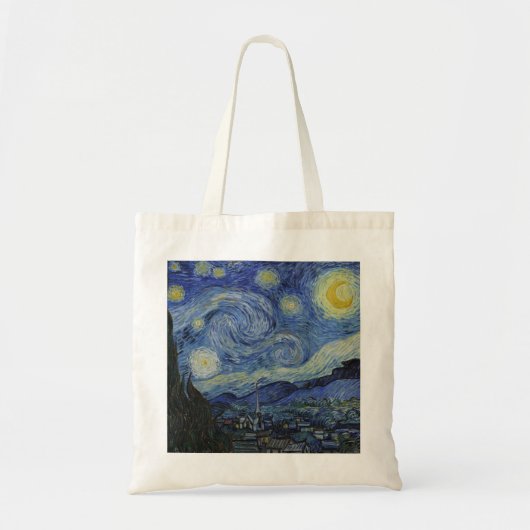 "Sterrennacht" van Van Gogh Tote Bag (Voorkant)