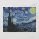 "Sterrennacht" van Van Gogh Uitnodiging Briefkaart<br><div class="desc">Dit ontwerp toont een zeer hoge resolutie,  ongewijzigd en onbewerkt,  van Van Goghs bekende "Sterrennacht" schilderij.</div>