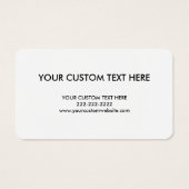 "Sterrennacht" van Van Gogh Visitekaartje (Achterkant)