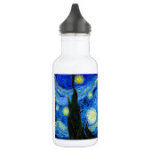Sterrennacht van Van Gogh Waterfles (Links)