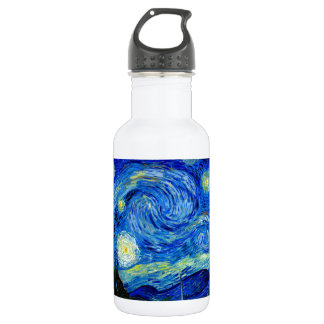 Sterrennacht van Van Gogh Waterfles