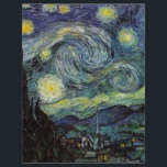 Sterrennacht van Vincent van Gogh.<br><div class="desc">Een beroemde kunst Sterrennacht van Vincent van Gogh. Impressionisme, landschapsolie schilderen.</div>