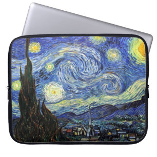 Sterrennacht van Vincent Van Gogh 1889 Laptop Sleeve