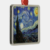 Sterrennacht van Vincent Van Gogh 1889 Metalen Ornament (Rechts)